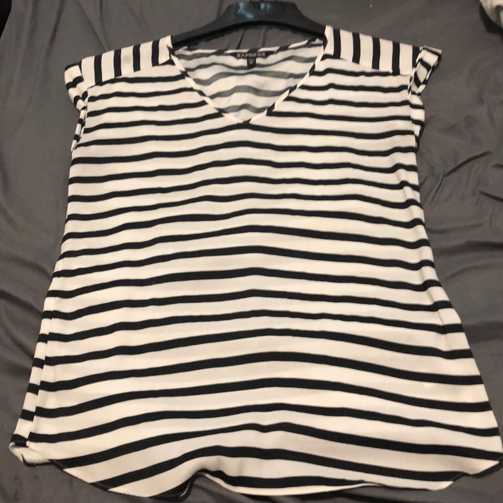 Business express striped shirt